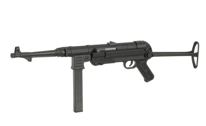 AGM mp40 réplique AEG de pistolet mitrailleur noir avec crosse pliable pour tir airsoft