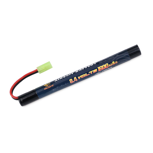 MELASTA battery nimh 8.4v 1600mAh stick pack for airsoft guns with green connector