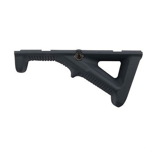 Black AIRSOFT GRIP DOUBLE BELL PICATINY angled foregrip accessory for airsoft rifles