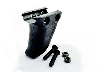 DOUBLE BELL black AIRSOFT HANDSTOP GRIP with screws and nuts for weapon accessory