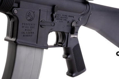 VFC airsoft m16a2 gbb avec chargeur métallique et crosse noire pour tir de précision