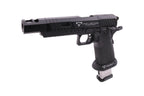 EMG Tactical Airsoft pistol with extended magazine and modern design for competitive gameplay