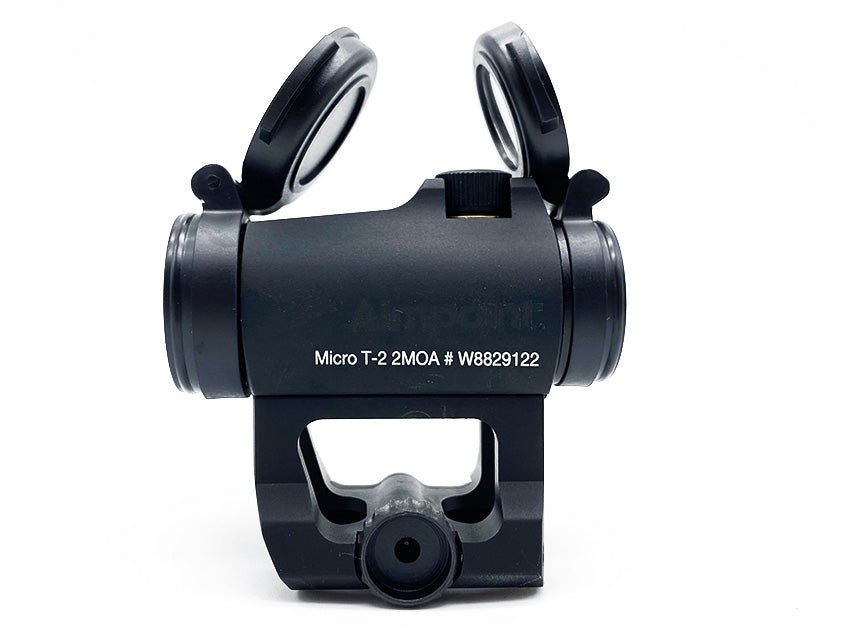 HW ACCESOIRES MICRO T2 AIRSOFT compact red dot reflex sight with flip lens covers and quick detach mount