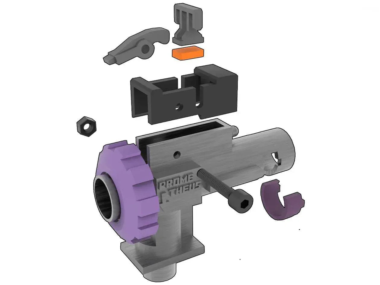 Tdc Connection Exploded View AIRTECH CONVERSION KIT TDC For Prometheus| DISTRICT AIRSOFT