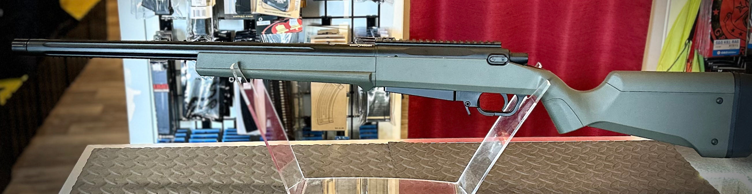 ARES Amoeba Striker AS-01 Sniper Rifle in Green with Ergonomic Design and Precision Barrel