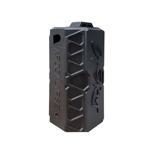 ASG grenade storm apocalypse black tactical explosive device with hexagonal pattern