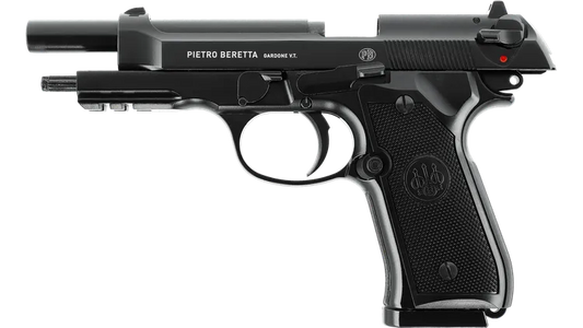 UMAREX Pietro Beretta CO2 pistol in black with textured grip and realistic design beretta co2