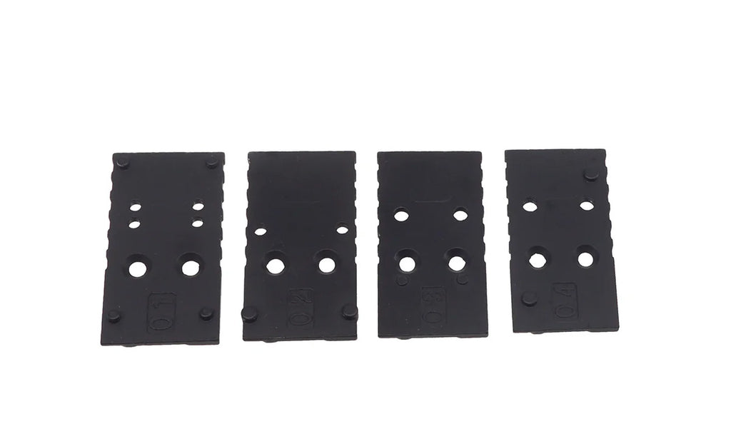 E&C G17 Gen 3 GBB airsoft pistol accessory plates for improved handling and customization