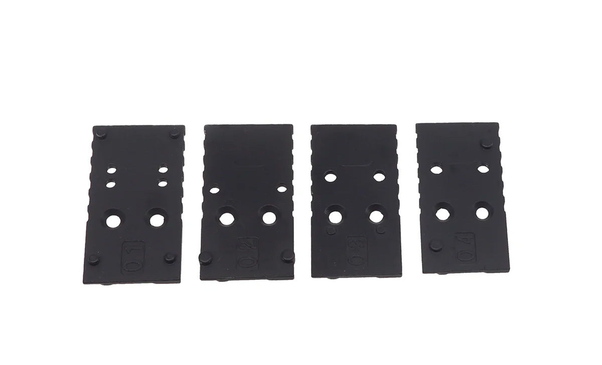 E&C G17 Gen 3 GBB airsoft pistol accessory plates for improved handling and customization