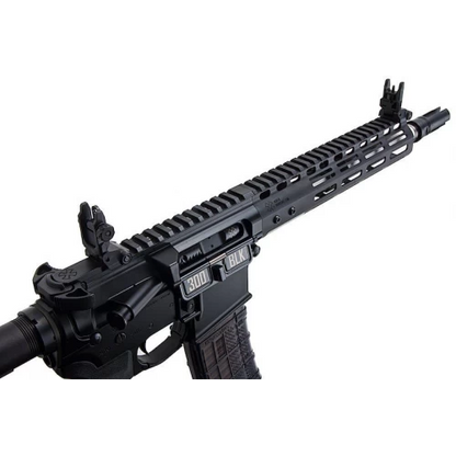 EMG NOVESKE N4 black AR style rifle upper with free float M lock handguard flip up sights and magazine