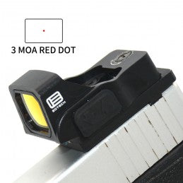 HOLY WARRIOR eflx red dot sight with 3 MOA reticle for enhanced aiming precision