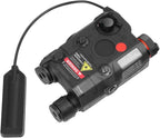 FMA PEQ15 black tactical accessory with laser module and remote pressure switch
