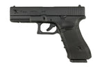 E&C black pistole g17 gen 4 gbb airsoft replica with textured grip and detailed slide