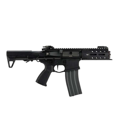 G&G ARP556 NOIR airsoft gun compact black AEG with collapsible stock short handguard and detachable magazine