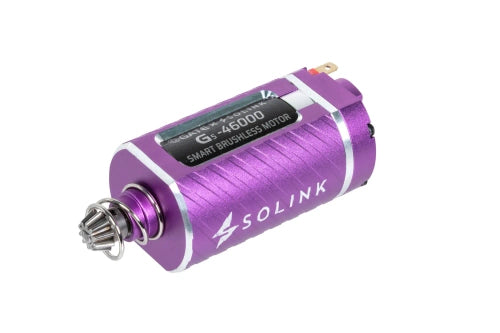 Moteur interne GATE G5 Solink couleur violette avec engrenage métal et technologie brushless