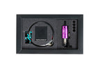 Kit interne GATE PULSAR D avec composants électroniques et accessoires d'installation dans un coffret noir