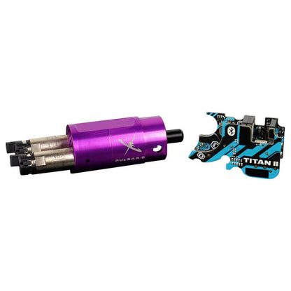 Module interne GATE PULSAR D violet avec circuit imprimé Titan II pour répliques airsoft