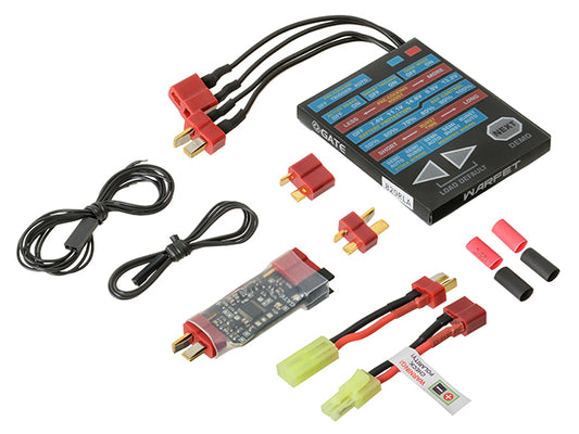 Accessoires électroniques GATE WARFET avec câbles, connecteurs et module de programmation
