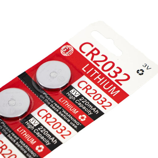 VALKEN pack of CR2032 lithium coin cell batteries 3V 220mAh for watches remotes pile cr2032
