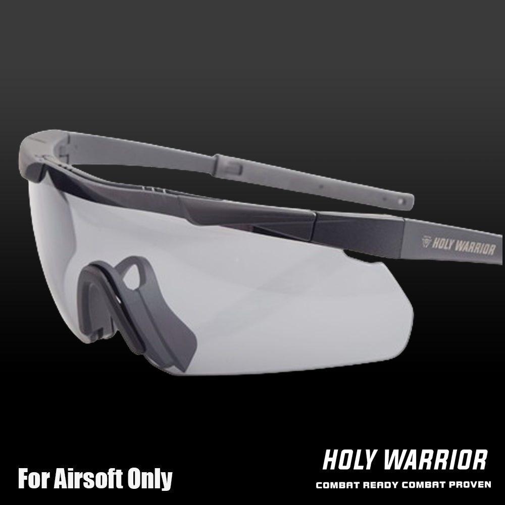 Holy Warrior airsoft protective goggles with a sleek design for optimal eye protection during gameplay