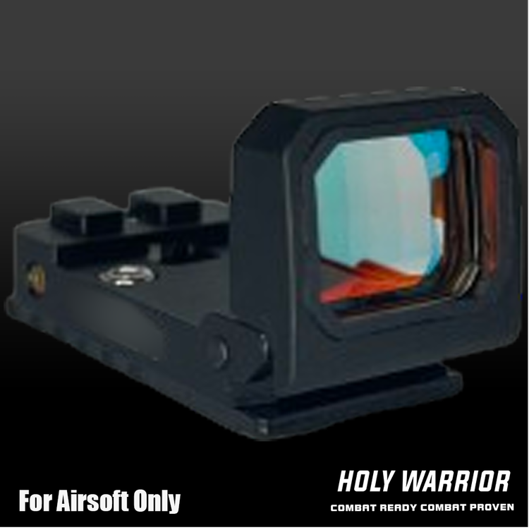 HOLY WARRIOR Flip Red Dot Sight for Airsoft with durable design and clear optics