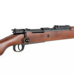 S&T Sniper Rifle with a Brown Wooden Stock and Bolt Action Mechanism for Precision Shooting