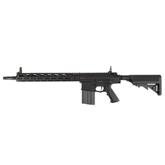 AEG KNIGHTARMS SR25 noir par G&G, fusil d'airsoft haute performance avec chargeur détachable