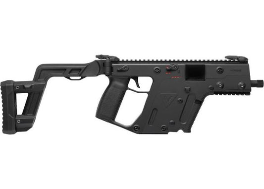 KRYTAC gbbr kriss vector black gas blowback SMG style rifle with folding stock and picatinny rails