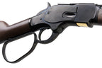 KTW M1873 RANDALL AIRSOFT AEG detailed view of trigger and lever action with wooden stock