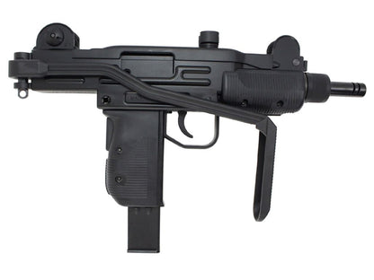 KWC MINI UZI CO2 GBB AIRSOFT black compact AEG with folding stock and textured grip