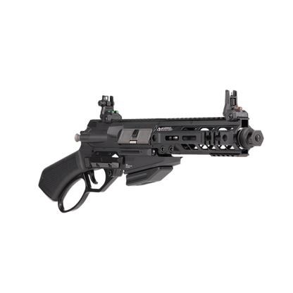 G&G levar 7 sniper rifle in black with tactical rail and iron sights