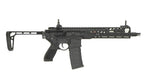 MCX SPEAR Airsoft rifle in black with adjustable stock and tactical accessories