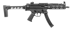 G&G MP5 R5 AEG AIRSOFT gun with black compact design and extended magazine