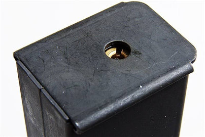 NORTHEAST MP2A1 MAG black metal magazine close up showing top feed opening and follower