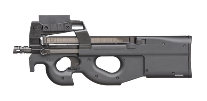 G&G P90 AEG AIRSOFT gun black compact design with integrated top rail and ergonomic grip