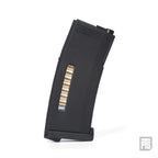 PTS Enhanced Polymer M4 Magazine black curved polymer airsoft mag with side ammo window and textured grip