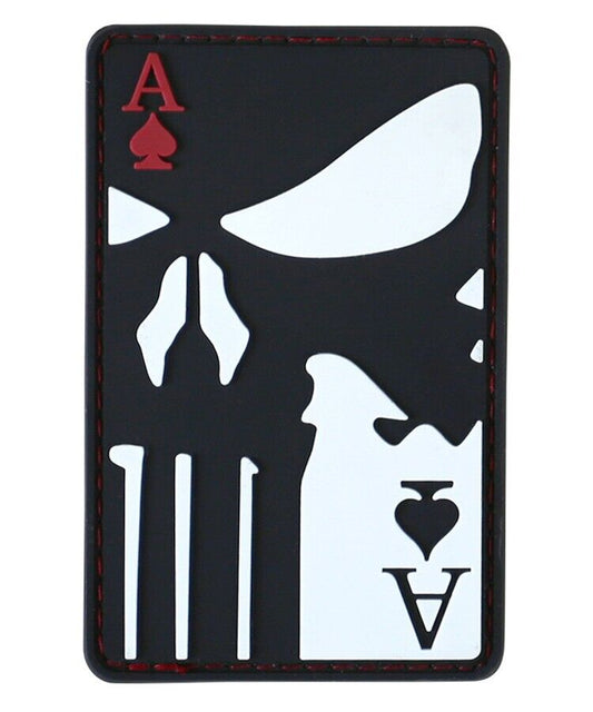 PATCH ACE OF SPADE PVC - DISTRICT AIRSOFT
