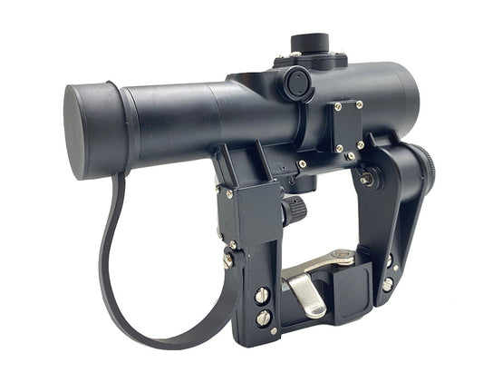MATRIX black russian optic with mounting bracket and adjustment knobs for precise aiming