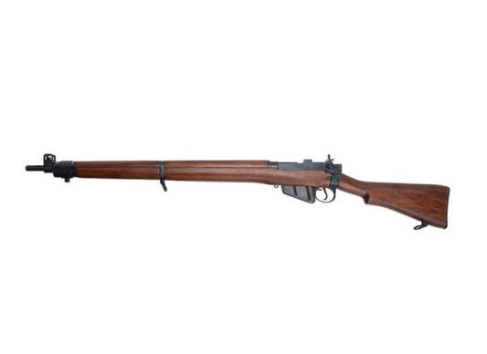 S&T LEE ENFIELD sniper rifle with wooden stock and metal barrel in classic design