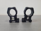 District Airsoft black metal scope ring 30mm level accessory with integrated bubble level for rifles