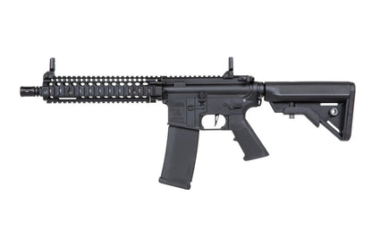 Fusil AEG Specna Arms e19 noir avec crosse réglable et rail picatinny