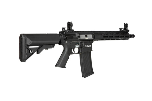 Fusil AEG Specna Arms F03 noir avec crosse ajustable et chargeur haute capacité