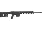 G G tr30 airsoft AEG rifle in black with adjustable stock long barrel and MLOK handguard