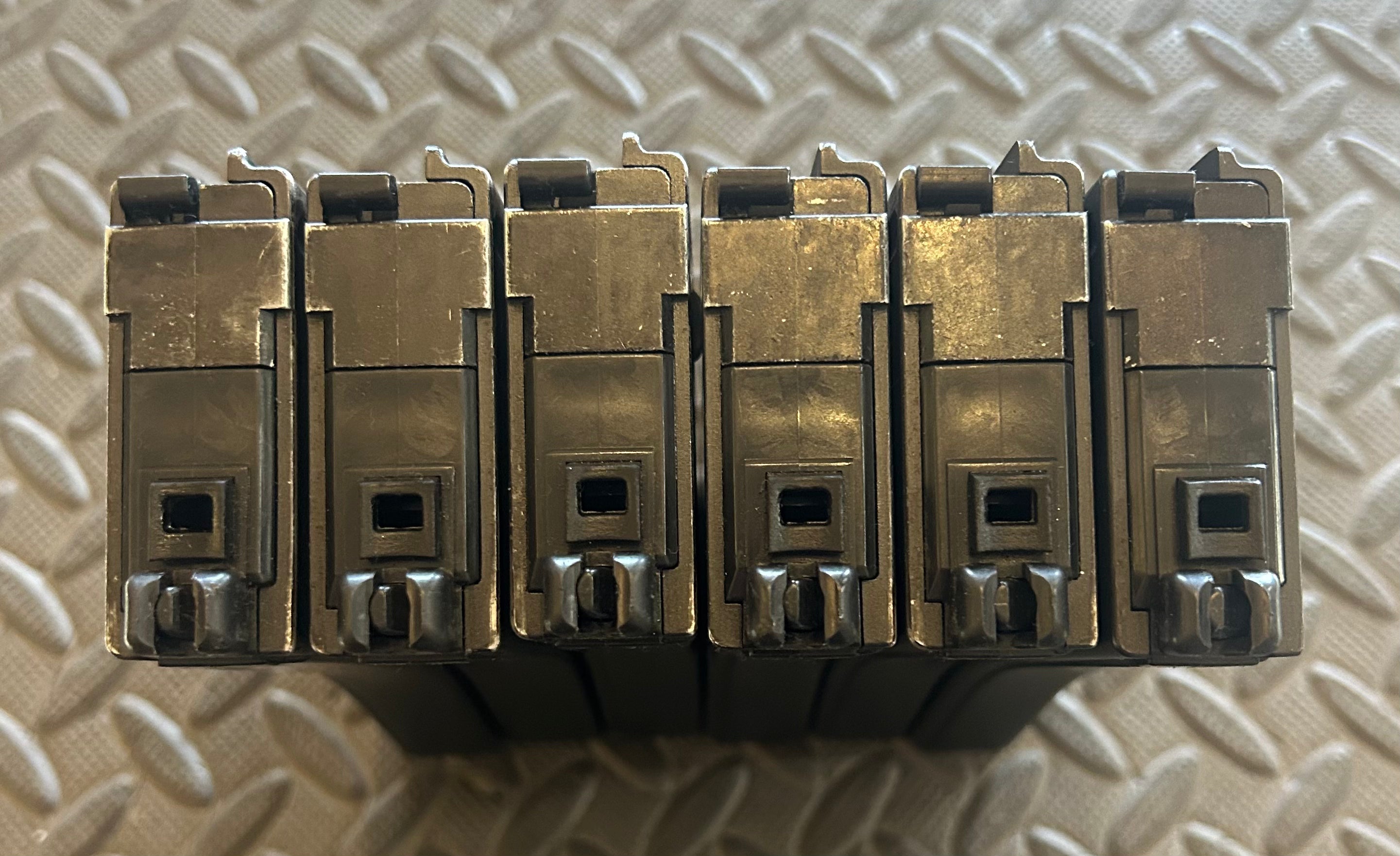Tokyo Marui M4 MWS GBBR magazine set of six for airsoft guns with durable construction