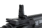 Mire arrière TRINITY ARMAMENT GA-TA01 noire montée sur un fusil AEG avec rail Picatinny