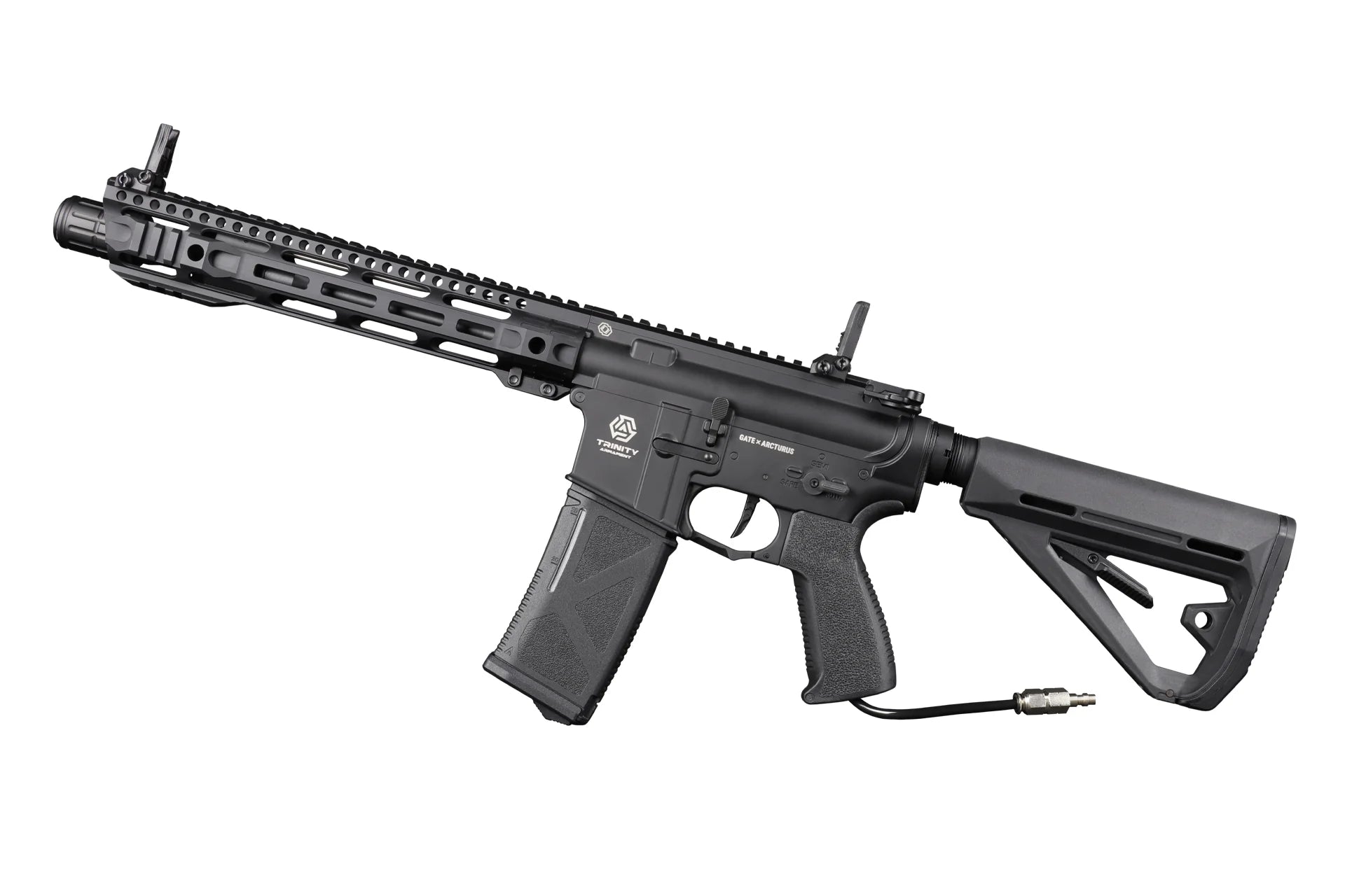 Réplique HPA black TRINITY ARMAMENT GA-TA01P avec crosse réglable et chargeur transparent