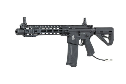 Réplique airsoft noire TRINITY ARMAMENT GA-TA01P de type HPA avec crosse réglable