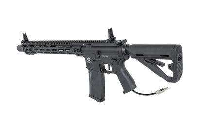 Réplique HPA Trinity Armament ga-ta02p noire avec crosse réglable et rail supérieur