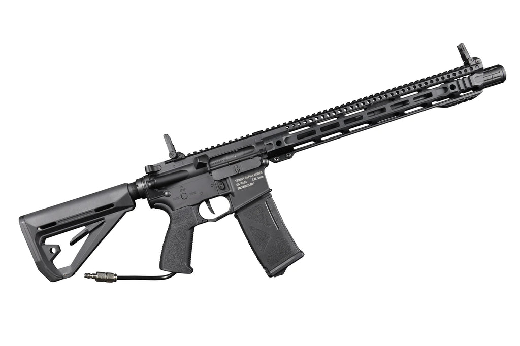 Fusil HPA Trinity Armament GA-TA02P noir avec crosse réglable et chargeur intégré