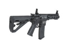 Réplique d'arme AEG TRINITY ARMAMENT GA-TA03 noire avec crosse réglable et viseurs rabattables